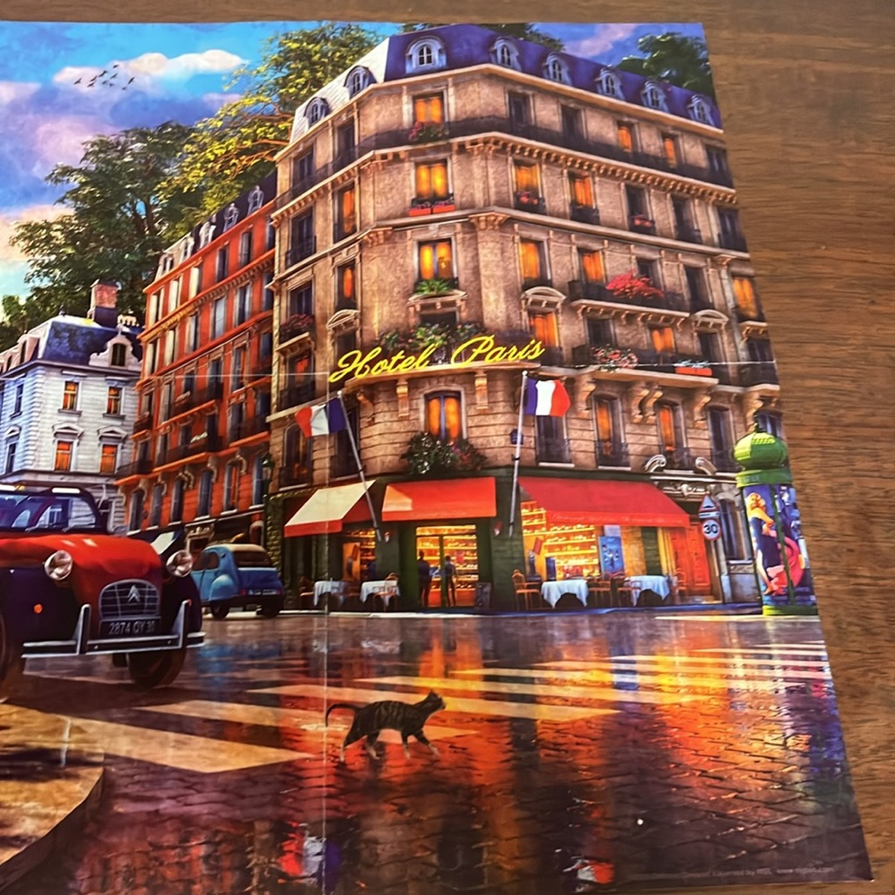 EUC Paris Street Life 1000 Piece Puzzle - Picture 10 of 16